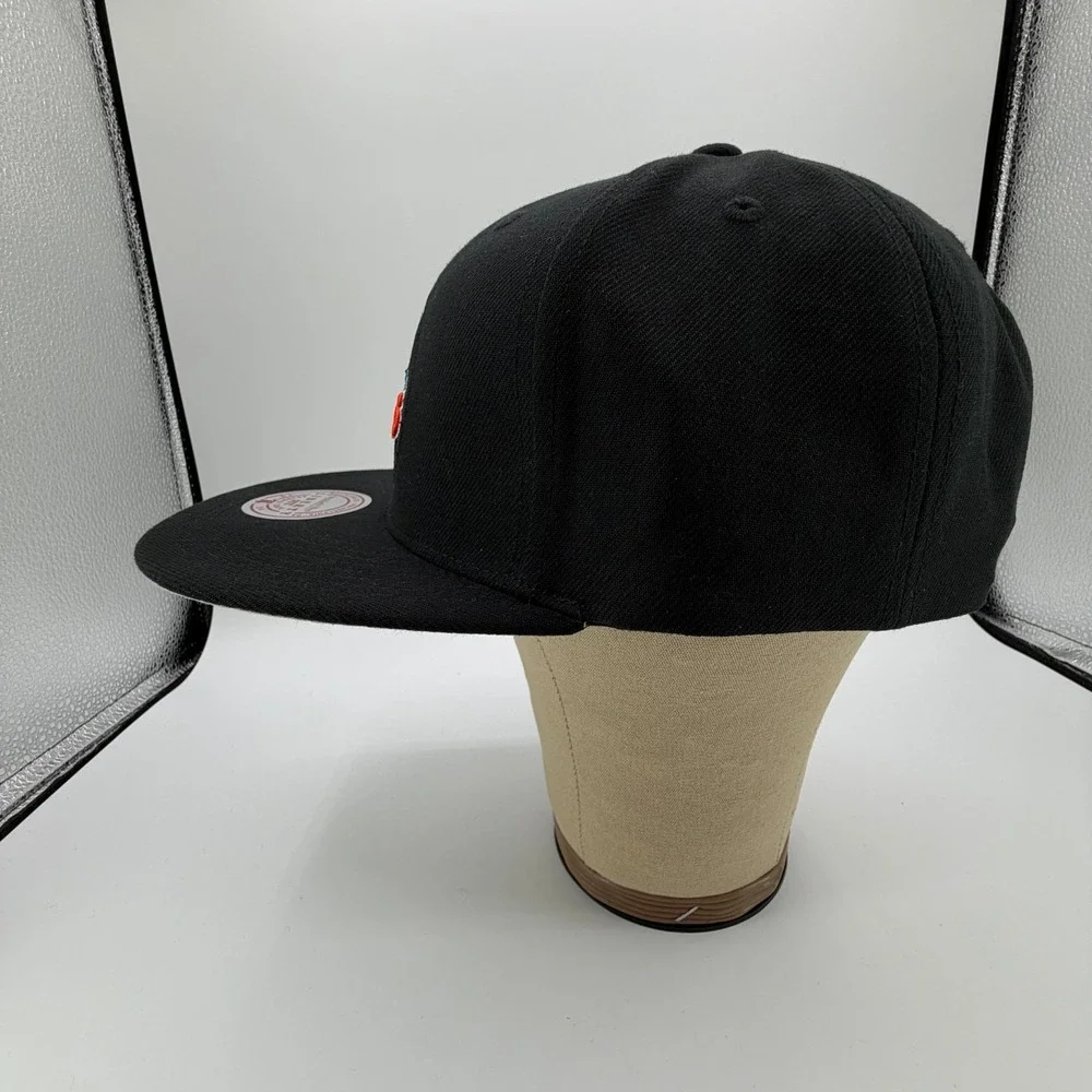 Houston Astros Mitchell & Ness Snapback Adjustable Hat Liberty Fit‎ Black NEW
